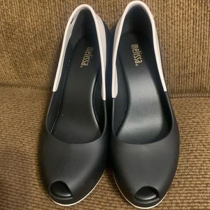 Brand new never worn Melissa brand wedge